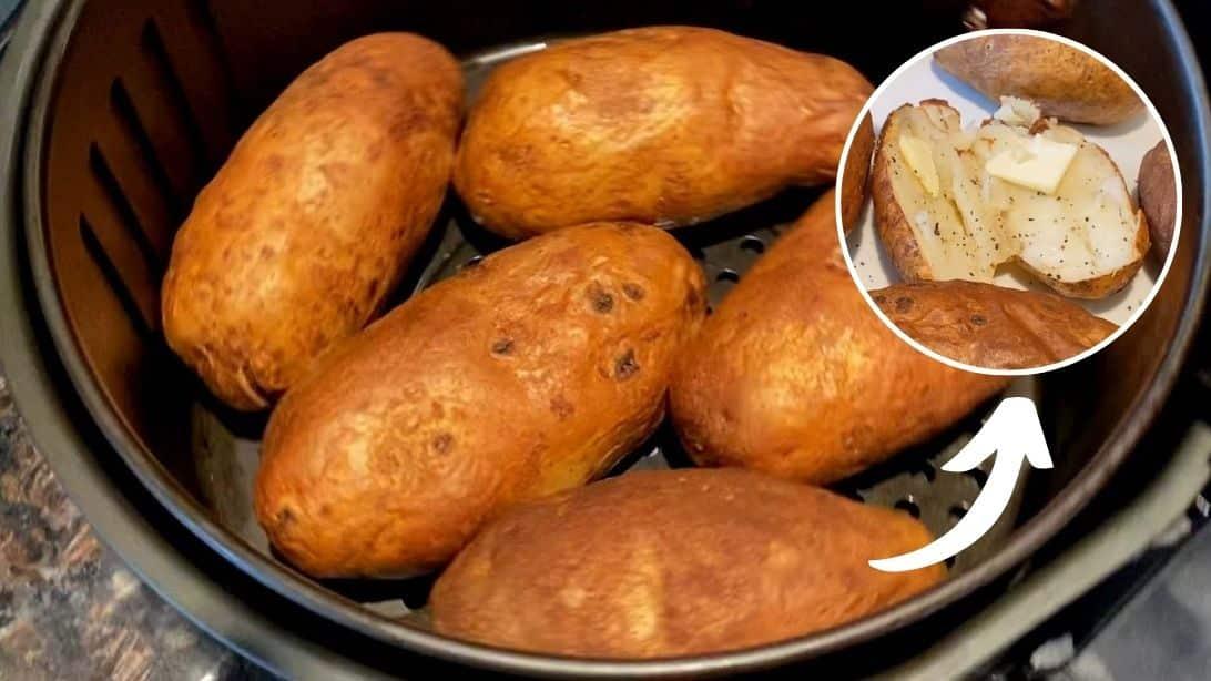 Crispy Air Fryer Baked Potatoes