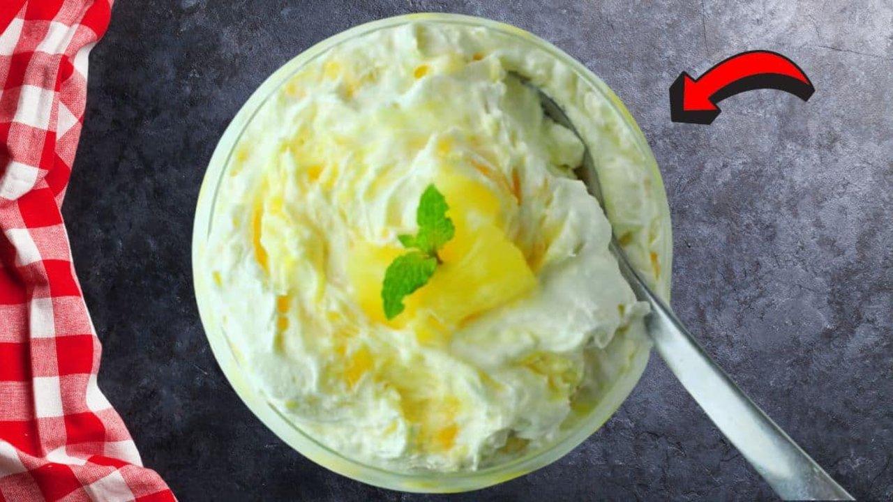 4-Ingredient Pineapple Fluff Recipe