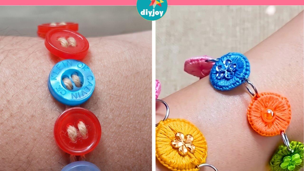 How to Turn Old Buttons Into a DIY Bracelet