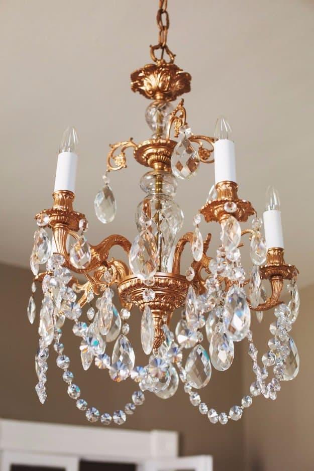 Restyled Copper Chandelier, a simple upgrade almost anyone can try and a simple way to make something feel more special