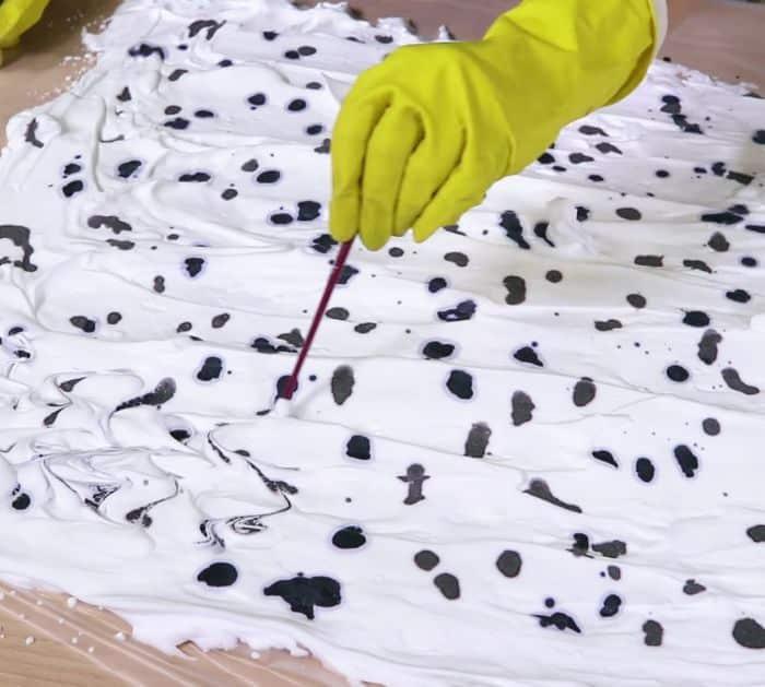 Easy Shaving Cream Marble Dyeing Technique Tutorial