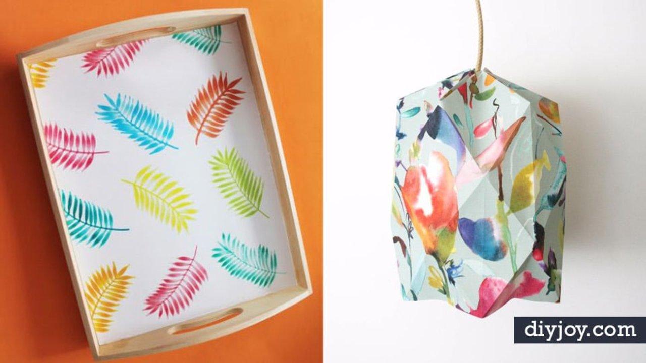 21 DIY Ideas With Wallpaper Scraps Worth Saving