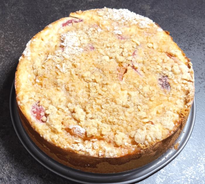 How to Make Peach Cobbler Cheesecake