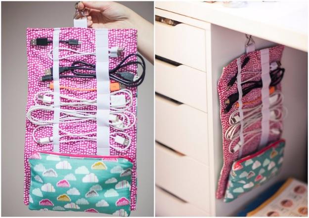 Home And Away Cable Cozy, a thoughtful handmade gift, simple to scale up or down as the layout allows