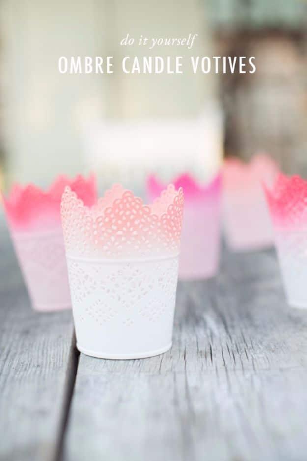 DIY Candle Decor Votives, easy to scale up for a full batch and a finishing touch that ties the room together