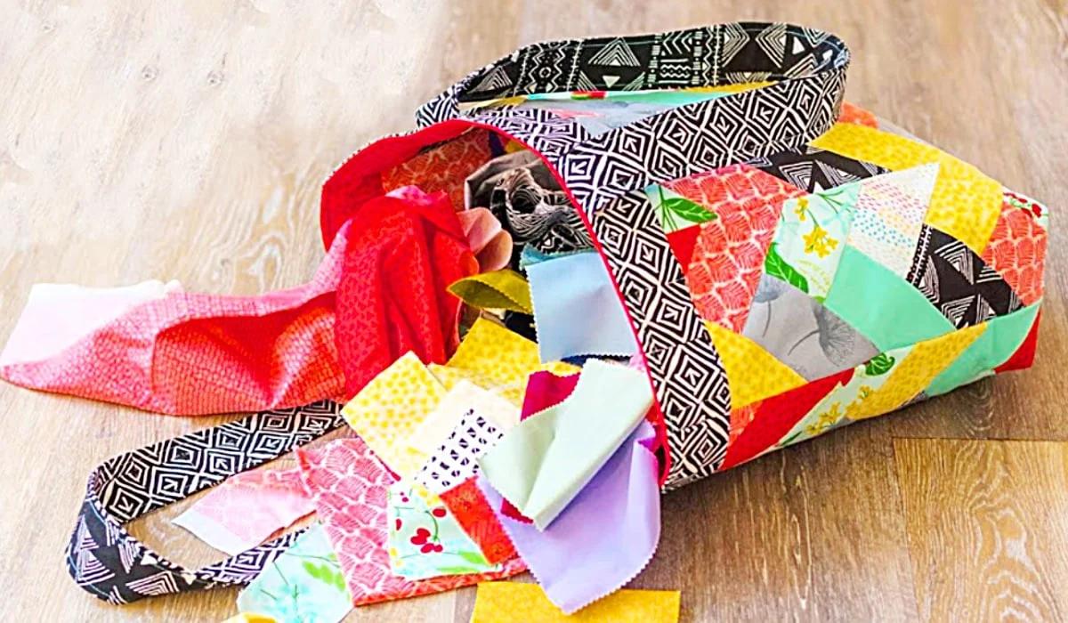 How To Make A Jelly Roll Quilted Tote Bag