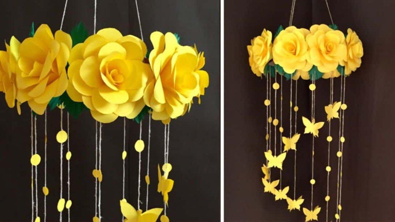 DIY Paper Rose Decor