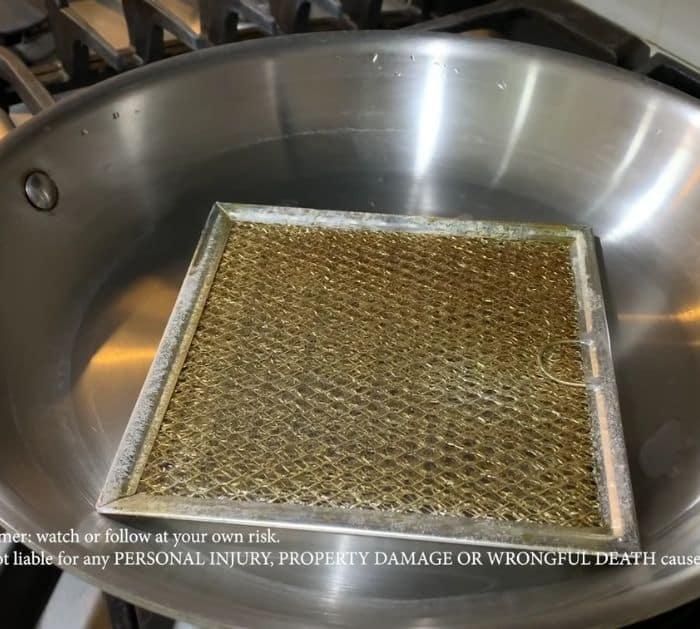 How to Clean Range Hood Filter