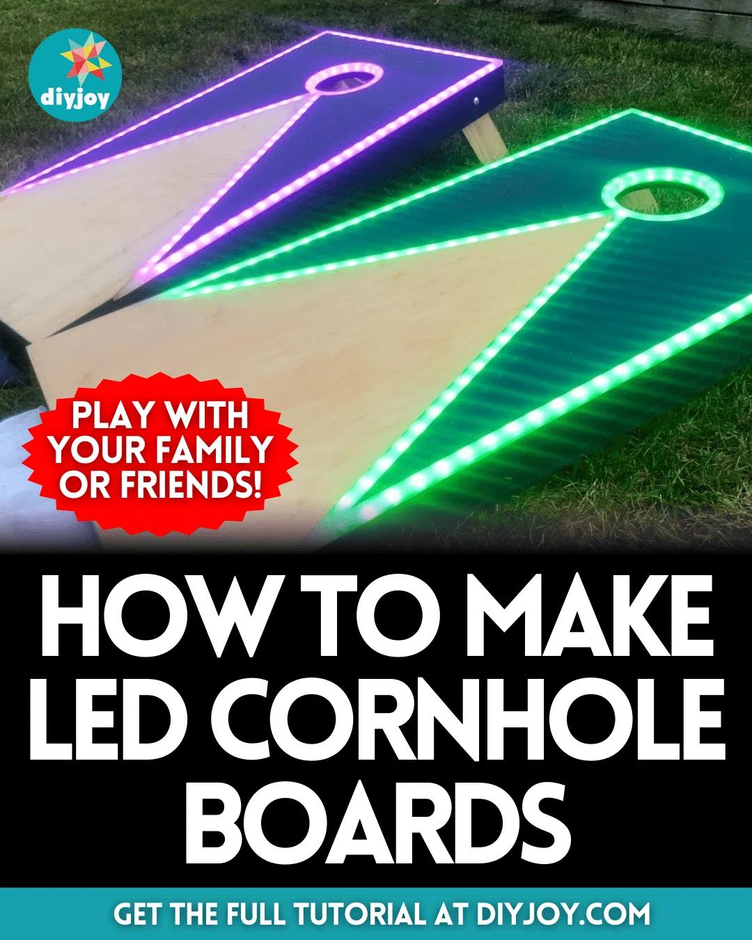 How to Make LED Cornhole Boards