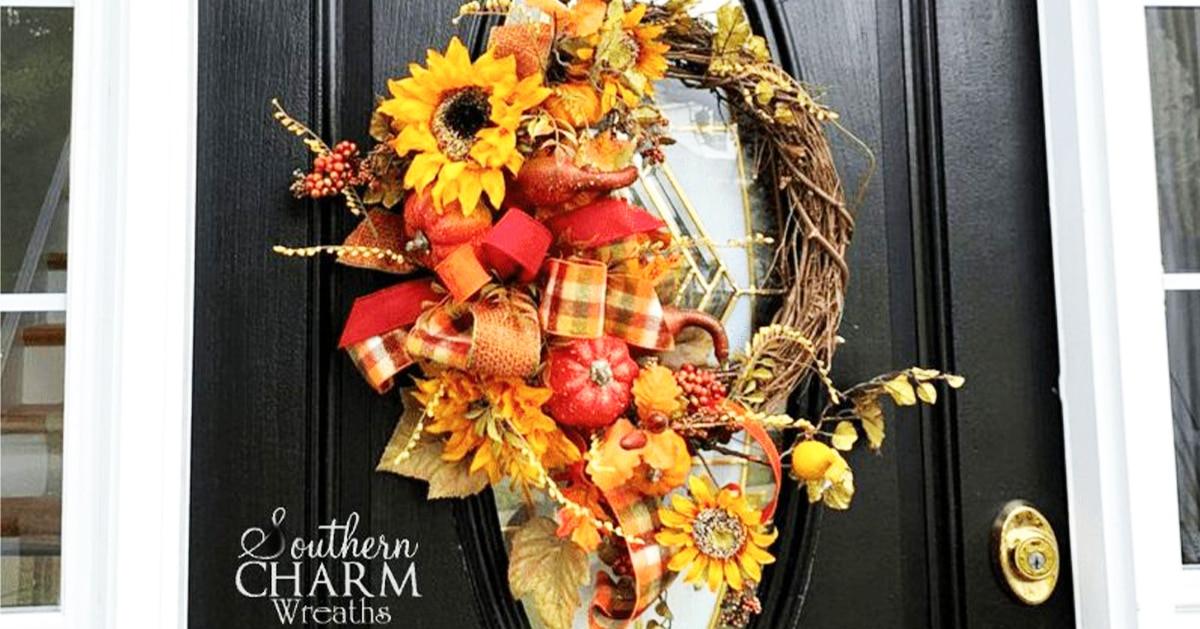 6-Minute DIY Fall Wreath