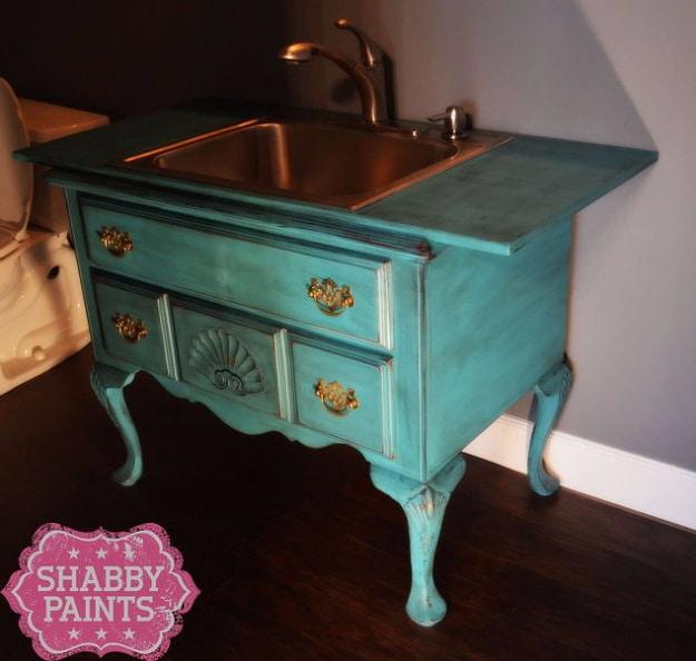 Repurpose Furniture Into A Sink, a project that comes together in an afternoon and a favorite pick from this roundup