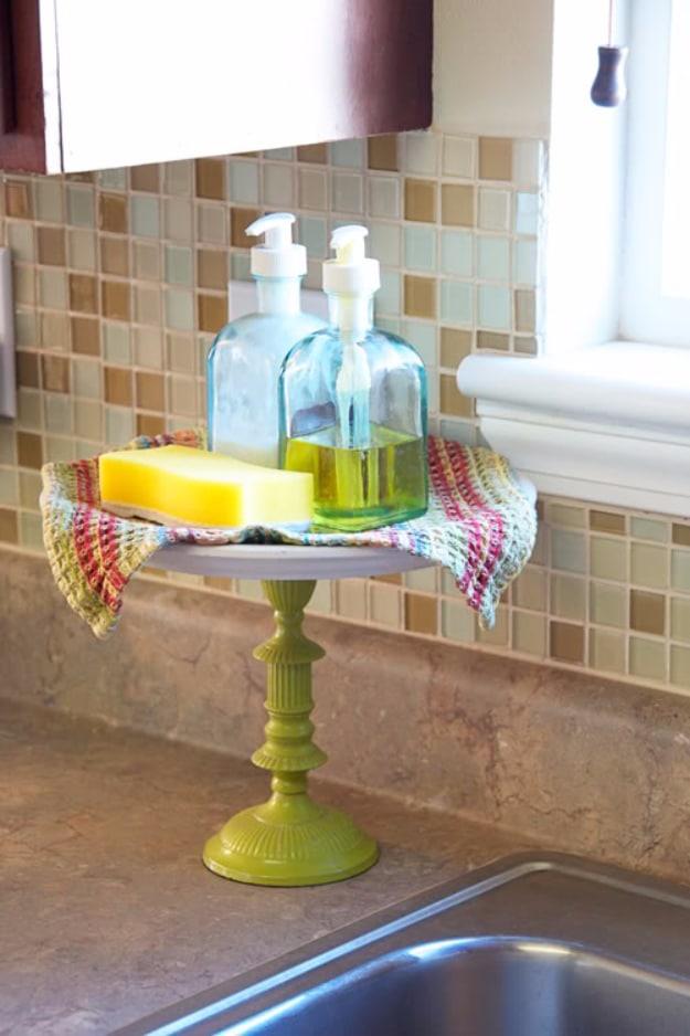 DIY Dish Soap Cake Stand, one worth bookmarking from this list and a project that takes less than an afternoon