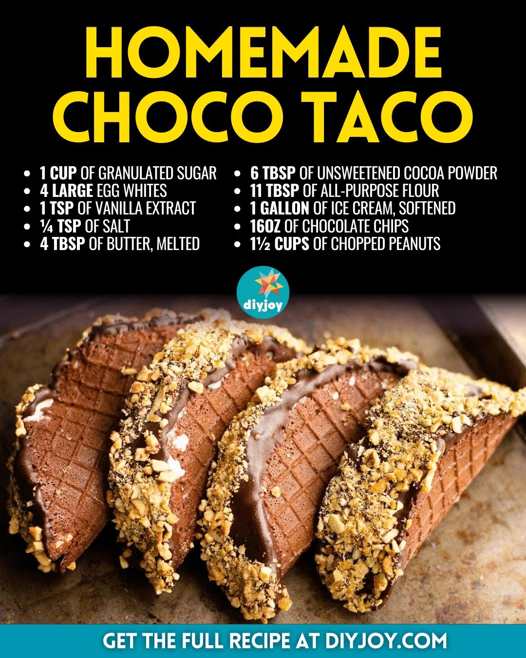 Easy Homemade Choco Taco Recipe