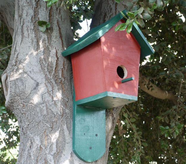 DIY Bird Houses - DIY Bluebird House - Easy Bird House Ideas for Kids and Adult To Make - Free Plans and Tutorials for Wooden, Simple, Upcyle Designs, Recycle Plastic and Creative 