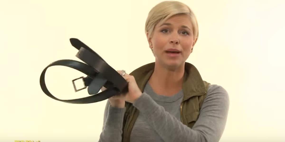 She Makes This Sturdy And Useful Piece Out Of Her Husband’s Old Belts!