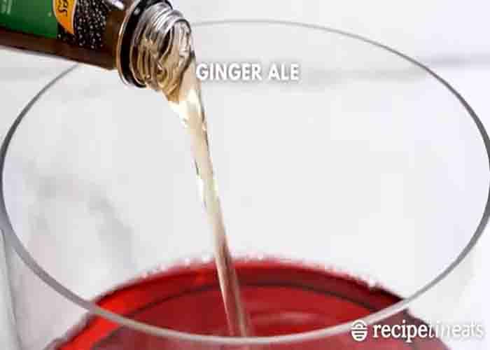 Mixing the celebration punch