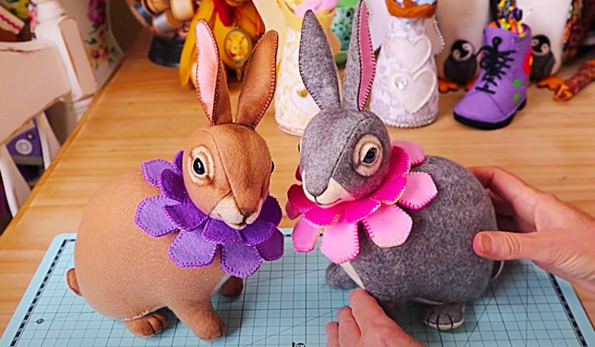 How To Sew An Easter Bunny With Free Pattern