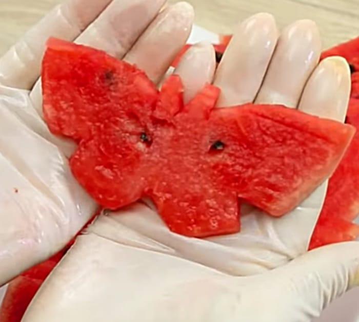 Learn to decorate your party table when you watch this cut watermelon like a pro video