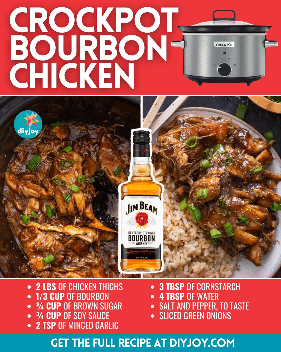 Easy Crockpot Bourbon Chicken Recipe