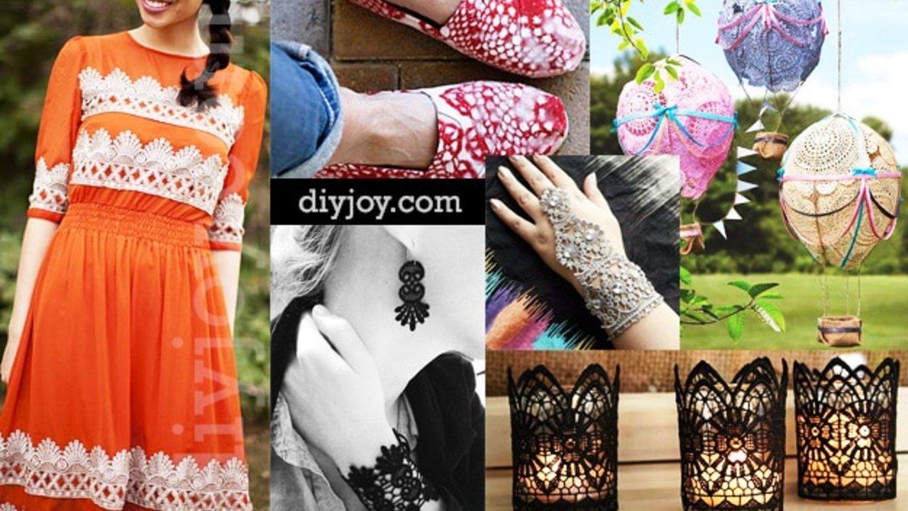 17 Elegant Lace Crafts to Make With Lace and Doilies