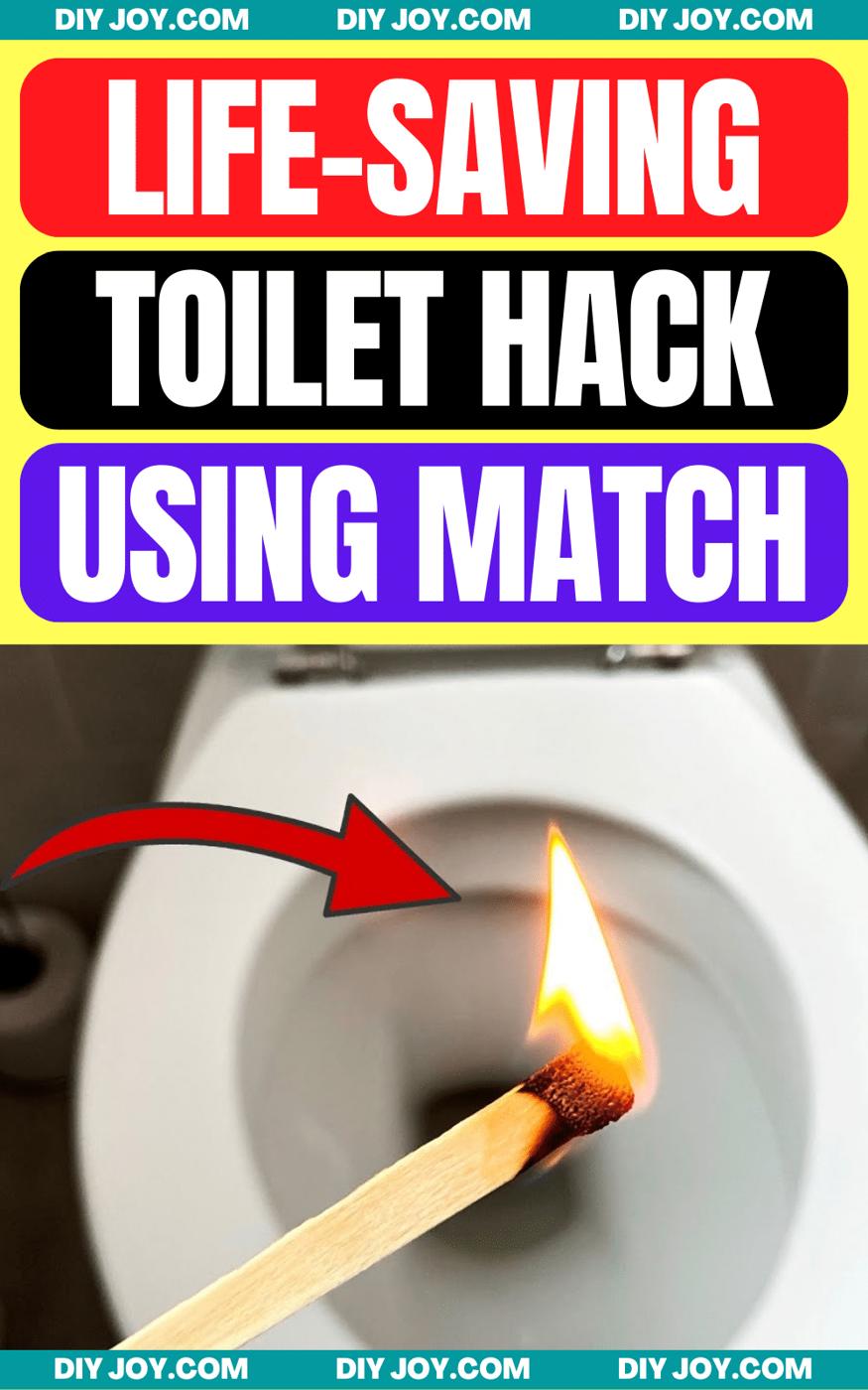 A Must-Try Life-Saving Toilet Hack Using Match