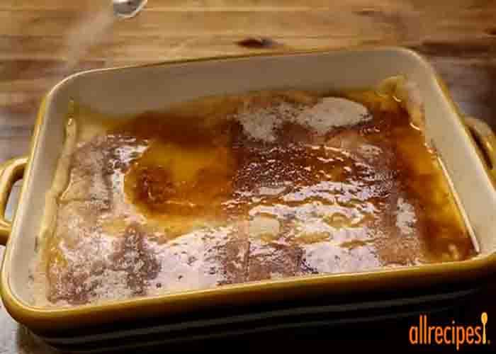 Assembling the cream cheese squares