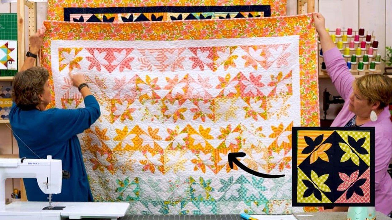 Vintage Bouquet Quilt With Jenny Doan