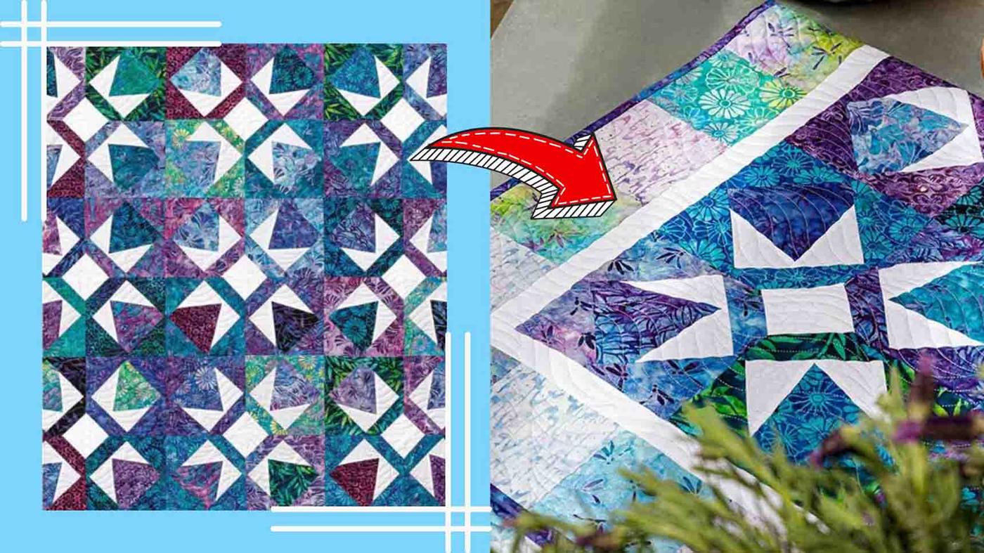 Easy Star Shine Quilt Tutorial