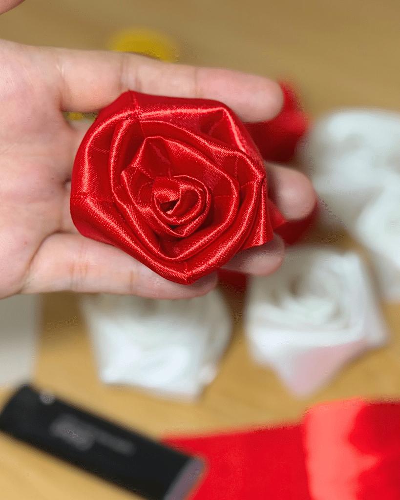 Spring Craft — 12. ribbon rose