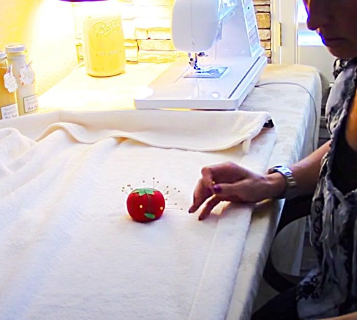 How To Make An After Shower Bath Wrap-Insert Elastic Through A Fold In A Towel