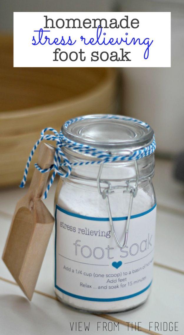 Homemade Stress Relieving Foot Soak, a project worth trying this weekend and a fresh take on a classic idea