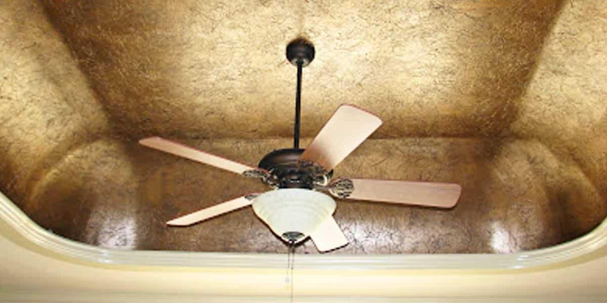 He Does A Faux Leather Finish On His Walls, But You Won’t Believe What He Used To Do This (Watch!)