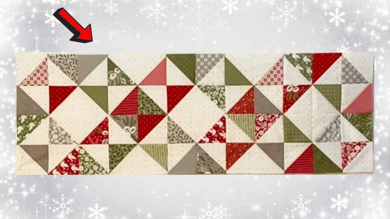 Easy Christmas Table Runner