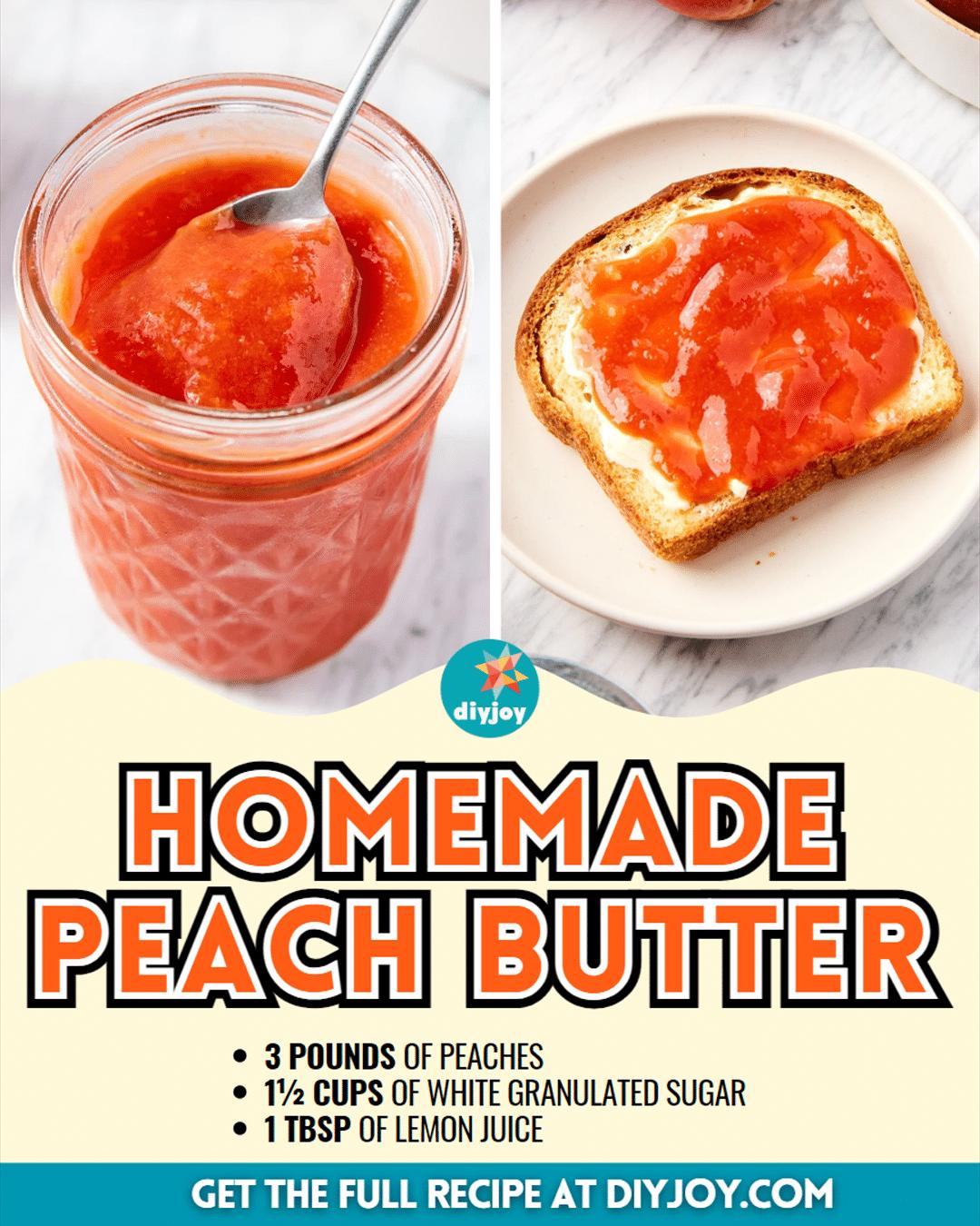 Easy Homemade Peach Butter Recipe