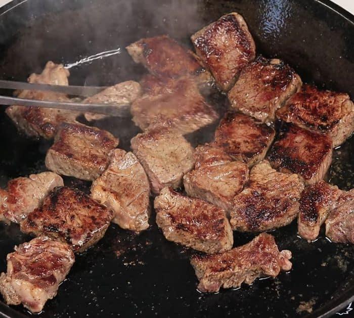 Easy to Make Skillet Garlic Butter Steak Bites
