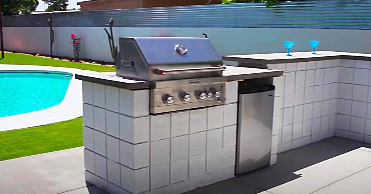 How To Build A Cinder Block BBQ Pit Cooking Area