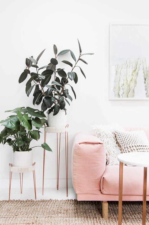DIY Copper Plant Stands, a handmade greenery feature, quick to set up on a rainy afternoon and a keepsake worth handing down