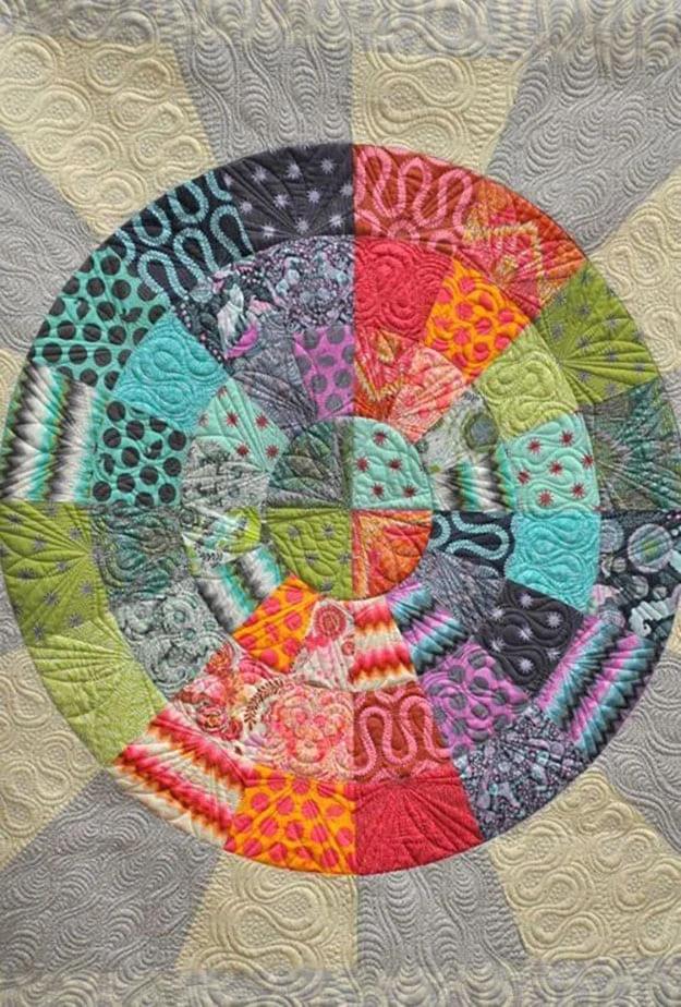 DIY Circle Quilt Pattern | Free Sewing Tutorial | DIY Projects & Crafts by Sueeye at