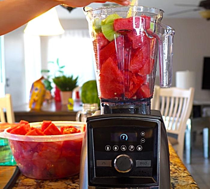 Blend Watermelon And Cucumber To Make A Fresca
