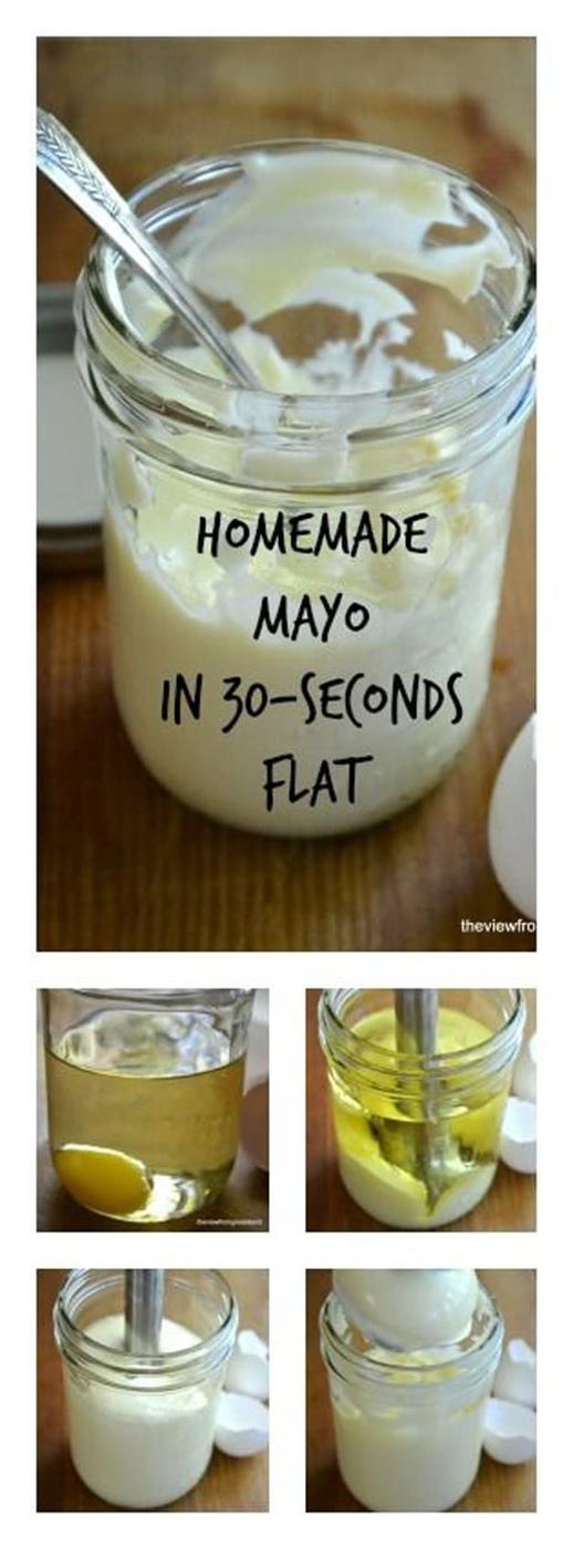 Make 30 Second Homemade Mayo, a shortcut worth passing along to a friend and worth adding to the regular routine