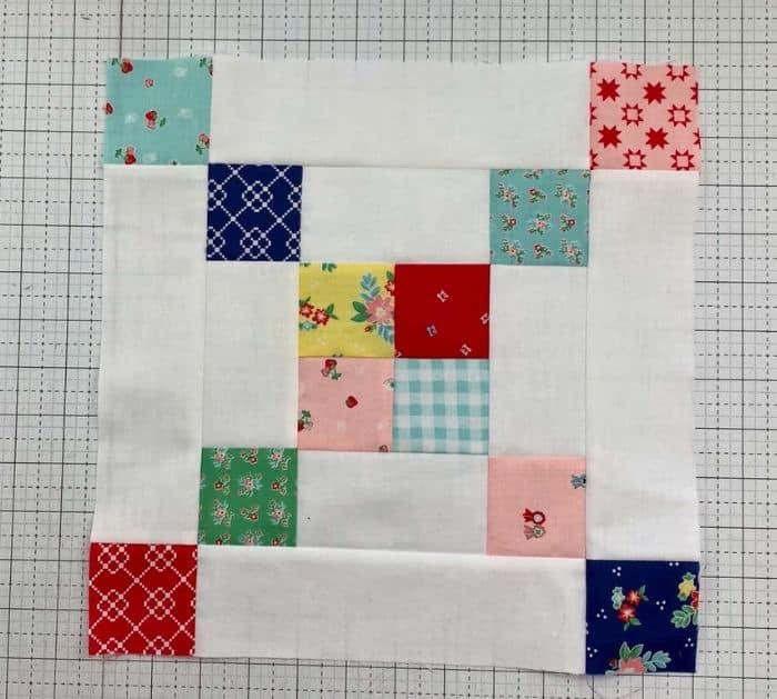 Star Chain Layer Cake Quilt Pattern Block