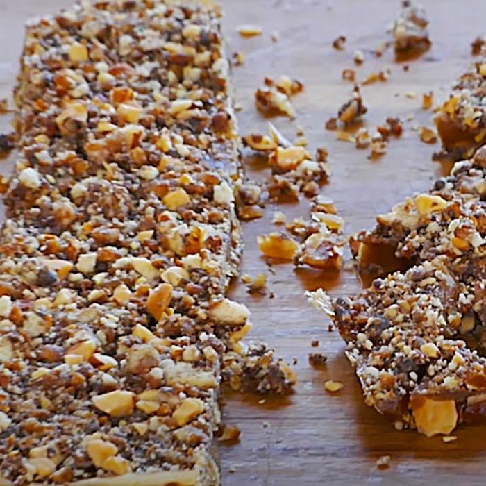 Girl Scout Samoa Cookie Toffee Recipe - Easy Toffee Recipe - How To make Homemade Candy - Homemade Toffee Idea