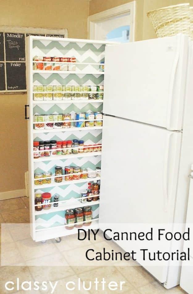 DIY Canned Food Organizer, compact enough to manage during a commercial break and a payoff that makes the whole week smoother