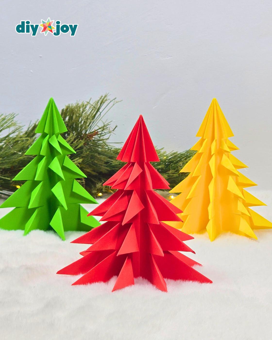 Easy Origami Christmas Tree — easy origami christmas tree kids can make