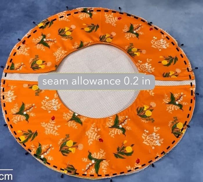 Round Food Fabric Bag Tutorial