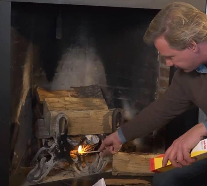 How to Start a Fireplace Fire