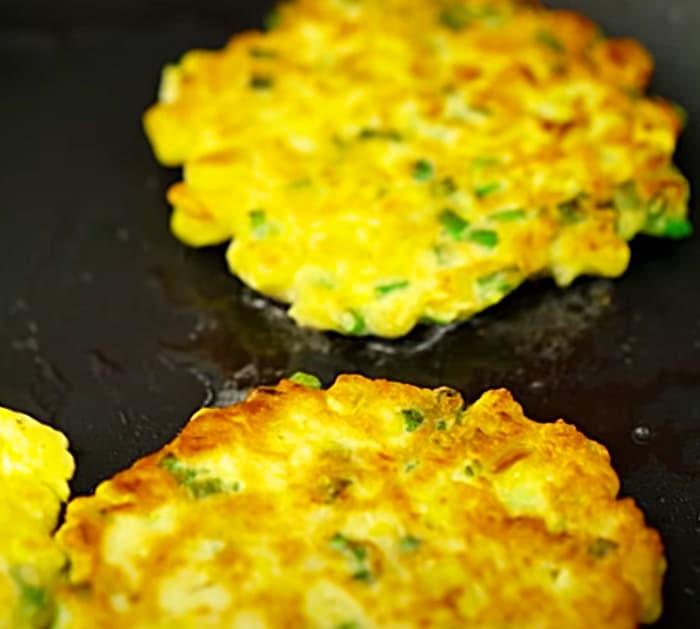 Corn Recipe - Easy Quick Fritter Recipe - Frozen Corn For Fritters