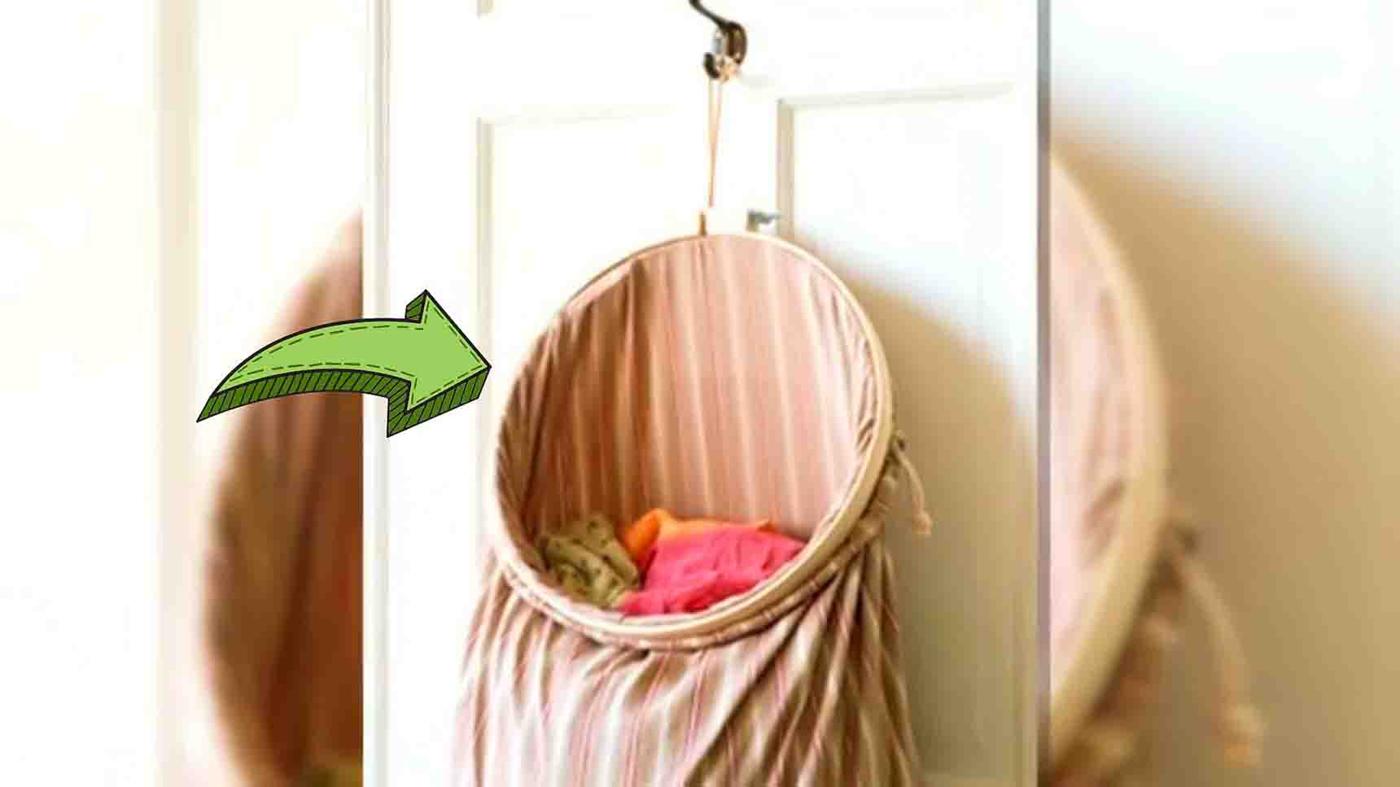 DIY Ever-Open Laundry Bag Tutorial