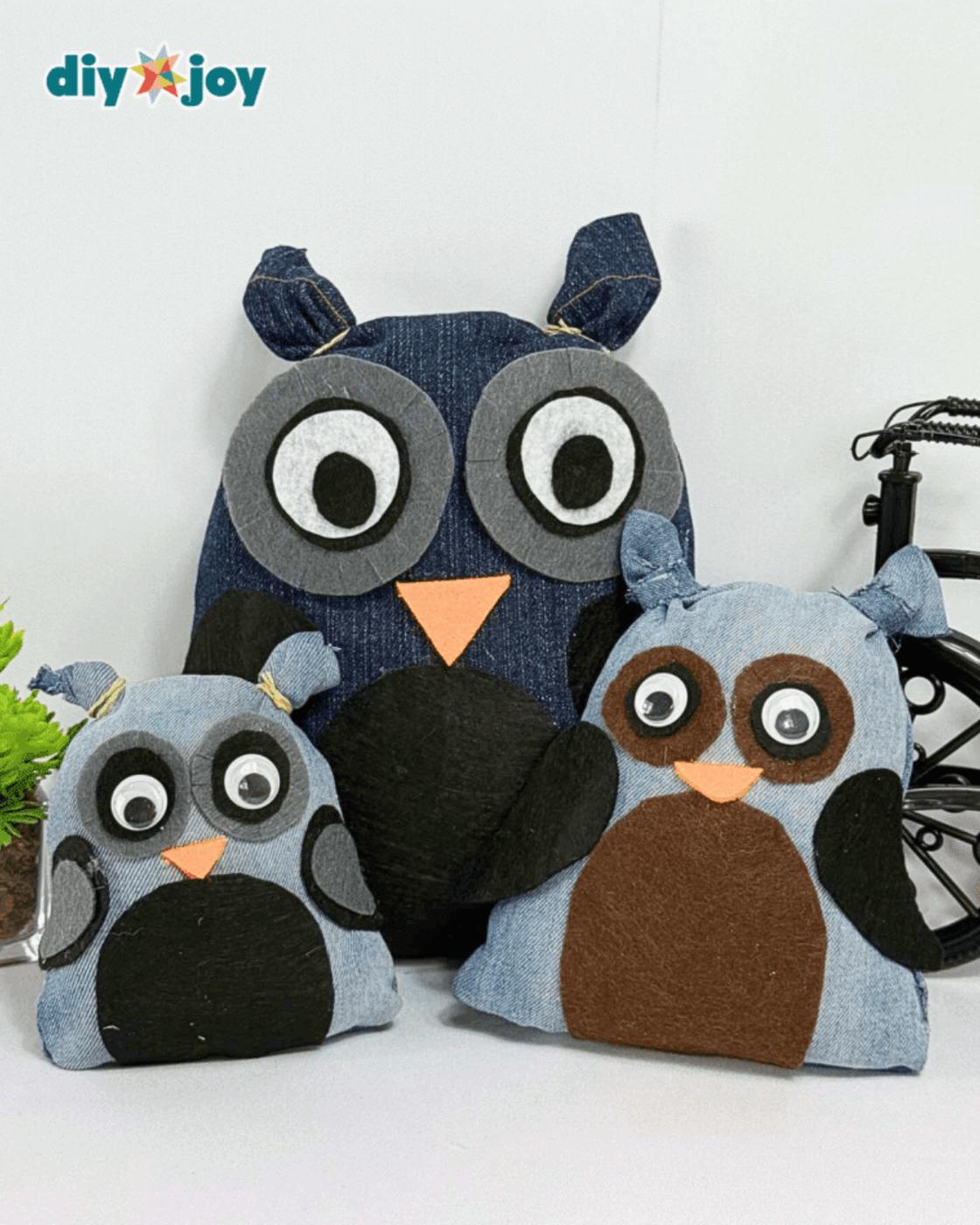 Cheap And Gift — 9. diy denim owl