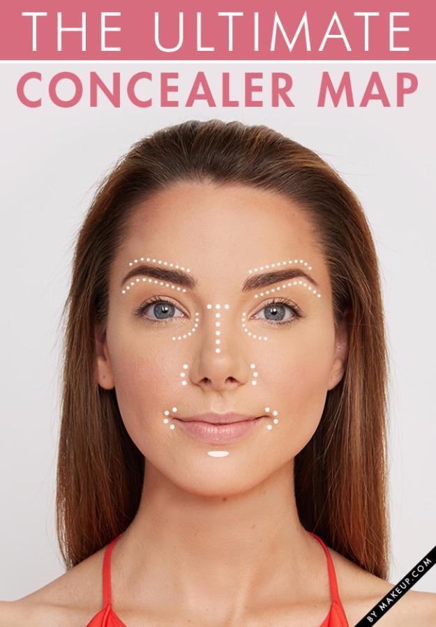 Foolproof Concealer Map, gentle enough on a beginner's patience and a change that upgrades the whole space instantly